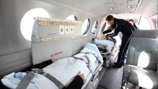 Hawker Beechcraft King Air 350ER Air Ambulance Video with Spectrum Aeromed Equipment