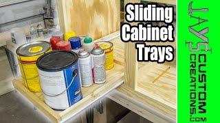 EASY DIY Slide Out Cabinet Trays - 167