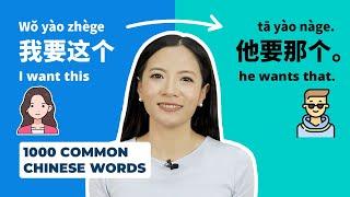 Everyday Chinese Vocabulary | 1000 Common Chinese Words 08