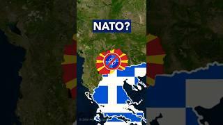 Greece Blocked North Macedonia From Joining NATO    #shorts #geography #greece #northmacedonia