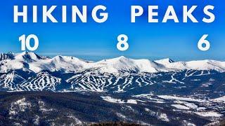 BRECKINRDGE PEAKS 10, 8 AND 6 BOWLS