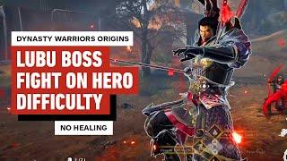 Dynasty Warriors Origins: Lu Bu Boss Fight on Hero Difficulty, No Healing