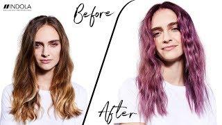 How to create #violethair hair styling