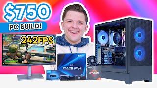 Best $750 Gaming PC Build 2024!  [Full Budget Build Guide w/ 1080p Benchmarks]