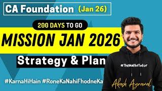 Mission CA Foundation Jan 2026 | Detailed lectures for Maths (Quantitative Aptitude) | Akash Agrawal