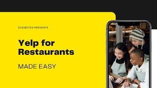 Yelp for Restaurants MADE EASY - by Digibites