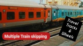 Multiple Train skipping at different stations...#train #indianrailways #vandebharatexpress