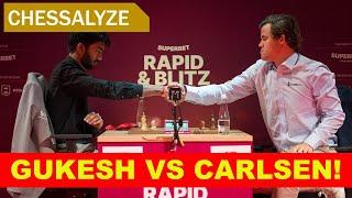 Duell zweier (Schach-)Monster| Gukesh vs Carlsen | Grand Chess Tour 2024 Rapid Runde 6