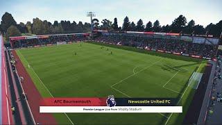 AFC Bournemouth vs Newcastle United -HIGHLIGHTS- credit to @fletchajx PES 2025