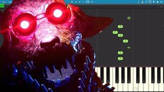 Joy of Creation Story Mode Song - Don't Let Them See You - TryHardNinja - Piano Cover / Tutorial