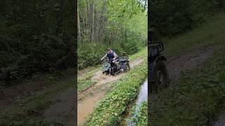 На трицикле по лесу!