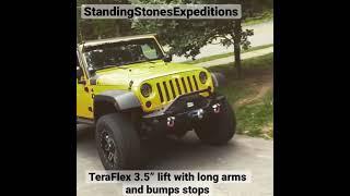 Full TeraFlex long arm suspension lift w/ bump stops