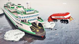 Cars attacking Giant Ferry | Teardown