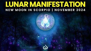 Scorpio New Moon Meditation: Align - Release - Renew - Manifest | November 2024