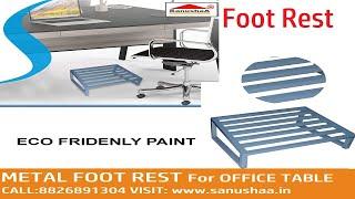 Sanushaa Metal Foot Rest Stool for Under Desk | Relieve Foot Pain and Improves Blood Circulation
