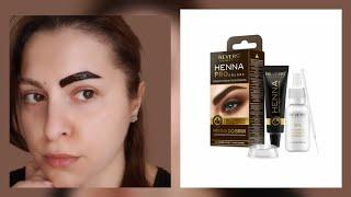 Unboxing and application of HENNA PRO COLORS FOR EYEBROWS AND EYELASHES 