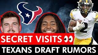 Grey Zabel SECRET Texans Draft Visit + 2025 NFL Draft Rumors Around Multiple Rising Prospects