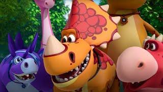 Turbozaurs - TRADITIONAL DINOSAUR CURE | 2 HOURS COMPILATION | WildBrain Bananas | Cartoons For Kids