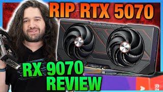 Incredibly Efficient: AMD RX 9070 GPU Review & Benchmarks vs. 9070 XT, RTX 5070