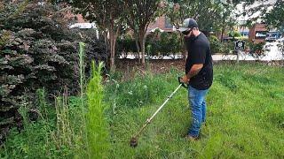 GUY TRIED TO ROB ME WHILE CUTTING THIS RANDOM LOT IN  Savannah GA