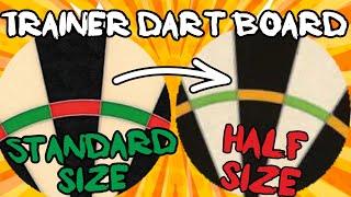 Training Dart Board With Half Size Doubles And Trebles