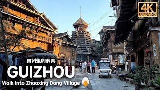 Zhaoxing Dong Village, Guizhou Visit Chinese Minority Dong Village (4K HDR)