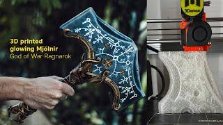 Let's make Mjolnir hammer that LIGHTS UP! God of War Ragnarok prop