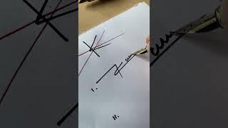 How to sign the letter K?️