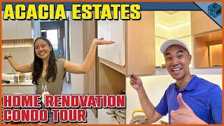 Acacia Estates - 2 Bedroom Unit Home Renovation Tour w/ Trish, Mulberry Place, Taguig, Philippines