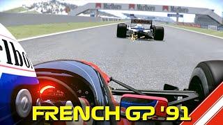 Prost Rewriting History at the 1991 French GP in Assetto Corsa VR.