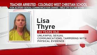 Montrose Christian school teacher arrested on charges of “sexual communications” with a student