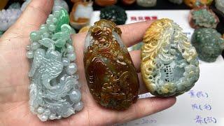 #翡翠#缅甸天然翡翠#jade#天然缅甸玉石a貨翡翠珠宝代购直播中,natural jade jewelry live, China,green jadeite