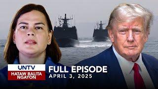 UNTV: Hataw Balita Ngayon | April 03, 2025