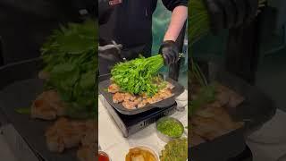 미나리 삼겹살 (Minari Samgyeopsal) #korea #seoul #서울 #한국 #asmr #미나리 #삼겹살