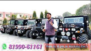 5 MODIFIED JEEPS READY FOR DIFFERENT DIFFERENT STATES..JAIN MOTORS JEEP@8199061161