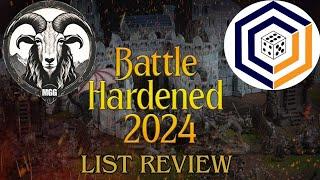 BATTLE HARDENED 2024: List Review | MIDDLE EARTH STRATEGY BATTLE GAME.