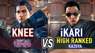 T8  KNEE (Claudio) vs iKARI (High Ranked Kazuya)  Tekken 8 High Level Gameplay