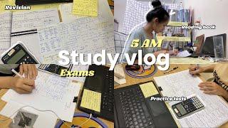 5 AM STUDY VLOG⏰ | Exam revision, days in my life, being productive