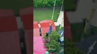 Roar the thrill and go for it  #shorts #shortvideo #bungyjump #trandingshorts #viralshort