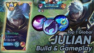 Unstoppable Reign!! Julian Battlefield Dominance | Top 1 Global Julian Gameplay | Build and Gameplay