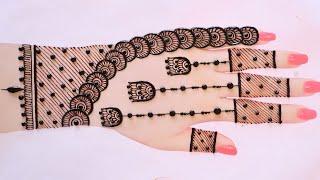 easy top Arabic mehndi design-weddingDulhan special #mehndidesign-simple#henna #madhi#eid #mehandi