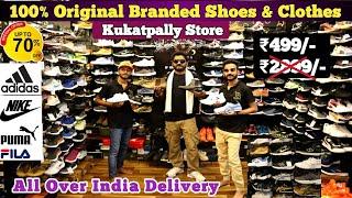 Original Branded Shoes And Clothes Store In Hyderabad | Shoes ₹499/- Onwards | Upto 70% Discount