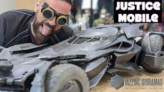 Justice Mobile JazzInc Diorama 1/6 Batman Batmobile League unboxing review Danoby2