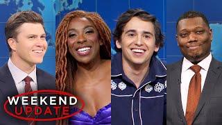 Weekend Update ft. Ego Nwodim and Marcello Hernández - SNL