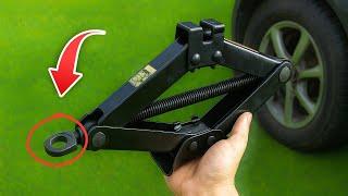 Unique Idea For A Car Jack Everyone Will Want To Learn !