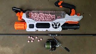 Fishing with Nerf Gun - Making a Boilie Gun for Carp & Catfish Bait