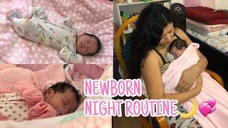 TEEN MOM NIGHT ROUTINE WITH A NEWBORN//17 & PREGNANT