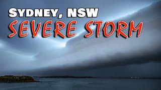 Sydney Australia impacted by Severe Storm - 17 November, 2024