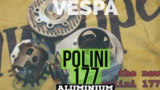 NEW vespa POLINI 177 aluminium race cylinder kit / FMPguides