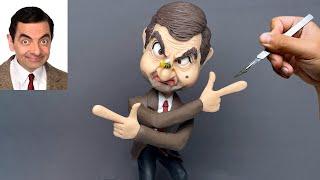 Mr. Bean Clay Sculpture: Man Vs Bee  #shorts